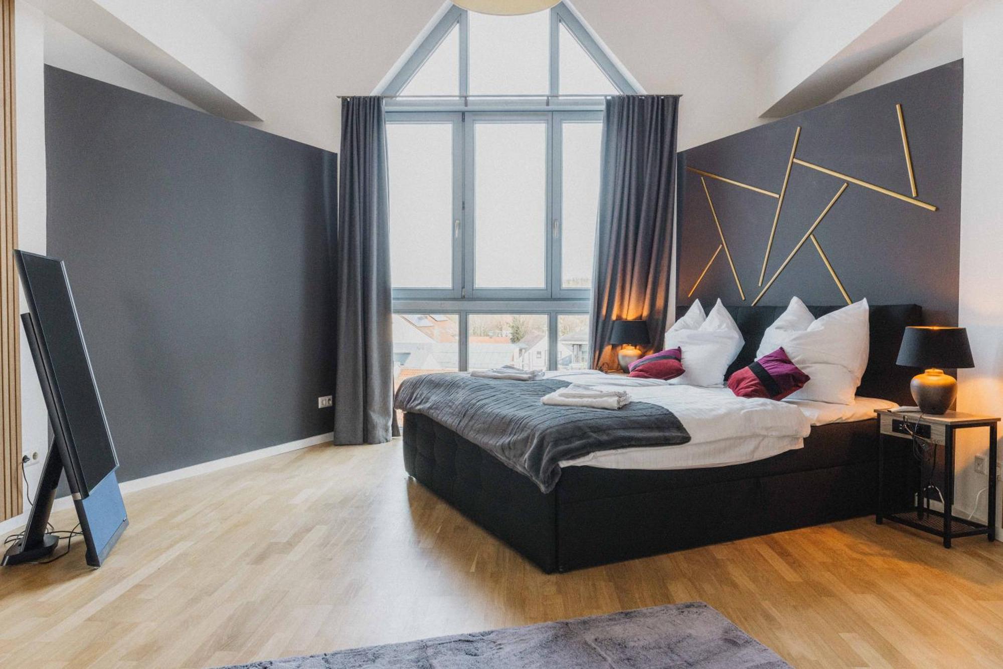 Luxury 4 Bedroom Apartment/Therme Erding/Parking Bagian luar foto